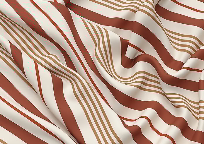 The British Stripe Co. George, Teignbridge No.1 - Twist&Fit Roman Blind - Image 4